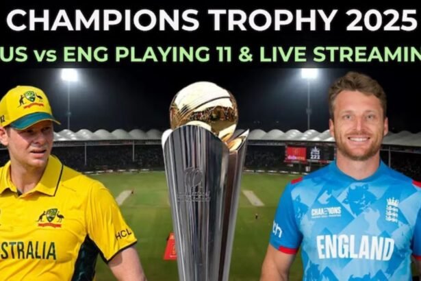 Champions Trophy 2025: Australia vs England