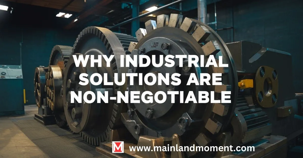 Why Industrial Solutions Are Non-Negotiable